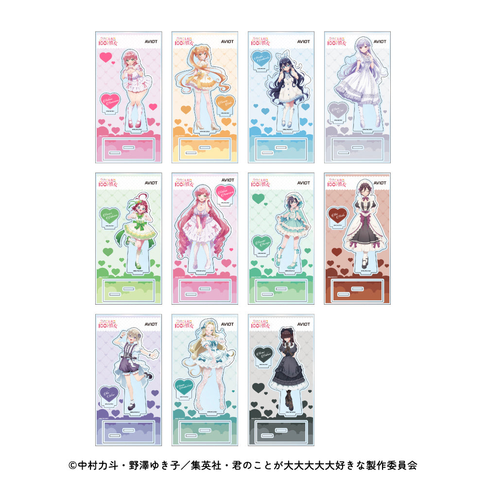 君のことが大大大大大好きな100人の彼女 アクリルスタンド 君のことが大大大大大好きな100人の彼女 スクエアアクリル