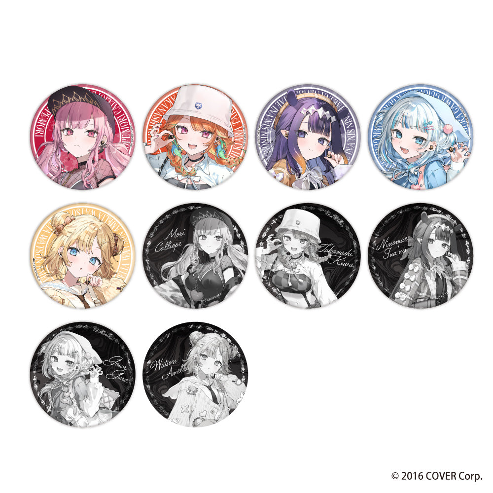 トレーディング缶バッジ ホロライブ English -Myth- 計10種