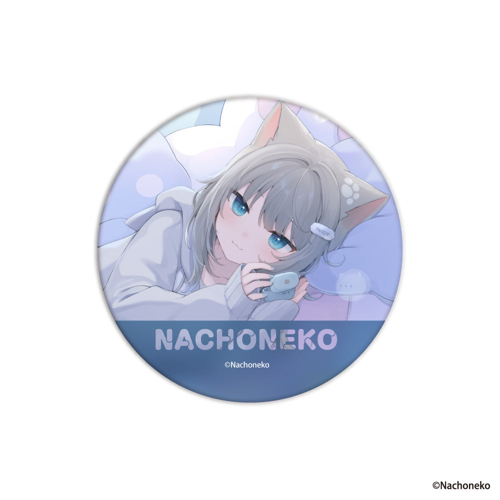 トレーディング缶バッジ Nachoneko 計4種