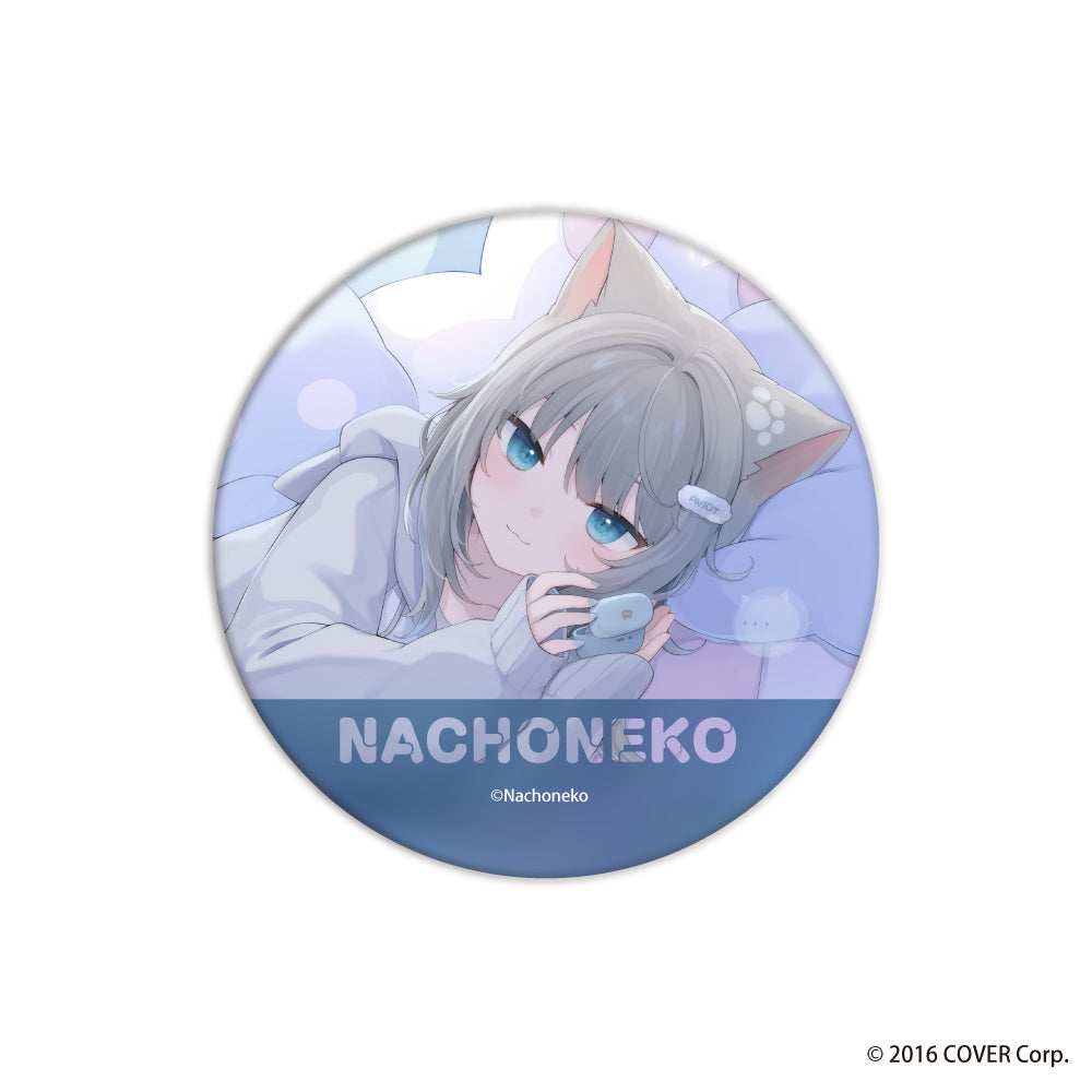 【予約】トレーディング缶バッジ Nachoneko 計4種【6月下旬以降順次発送】
