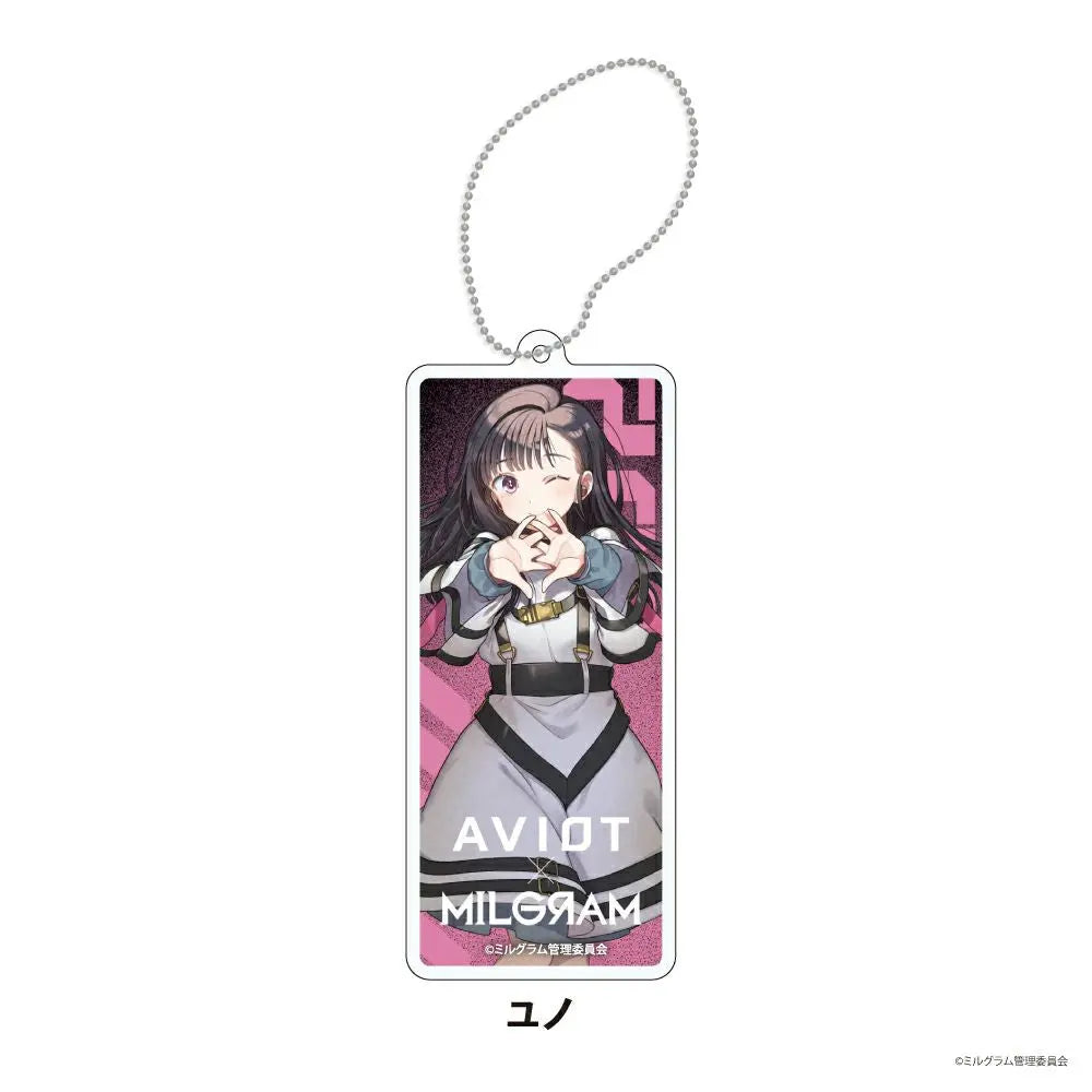 【クーポン対象外・送料別・7月以後順次お届け】トレーディングアクリルキーホルダー12種 MILGRAM -ミルグラム- PreseedJapan株式会社