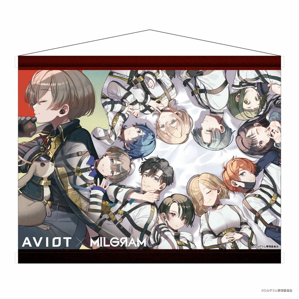 【クーポン対象外・送料別・7月以後順次お届け】B2タペストリー MILGRAM -ミルグラム- PreseedJapan株式会社