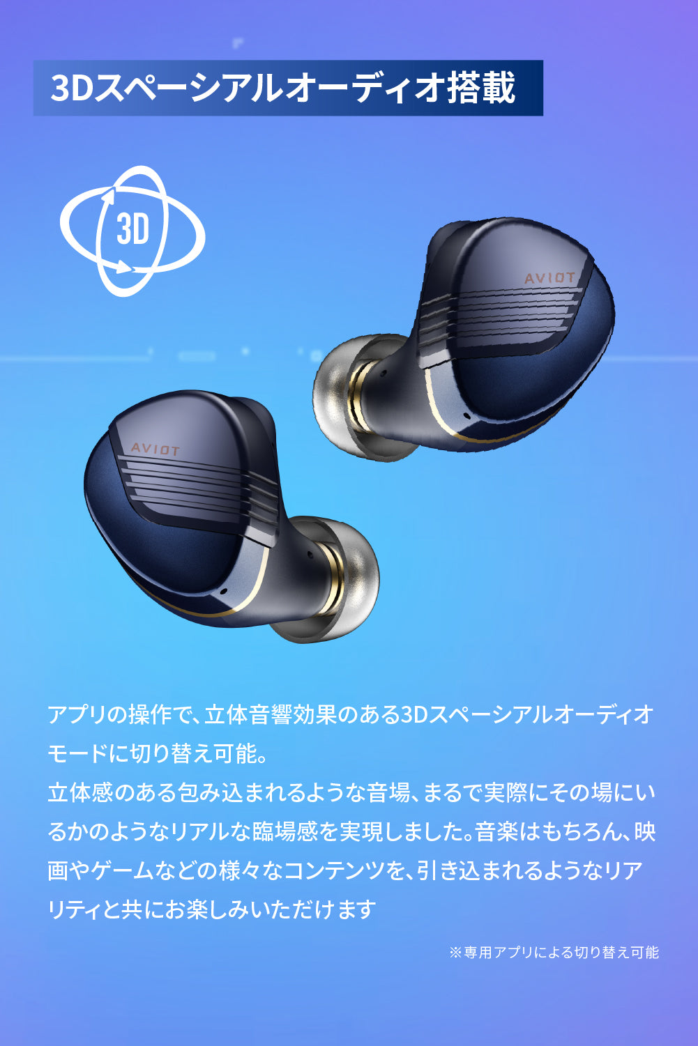 AVIOT TE-W1 PreseedJapan株式会社