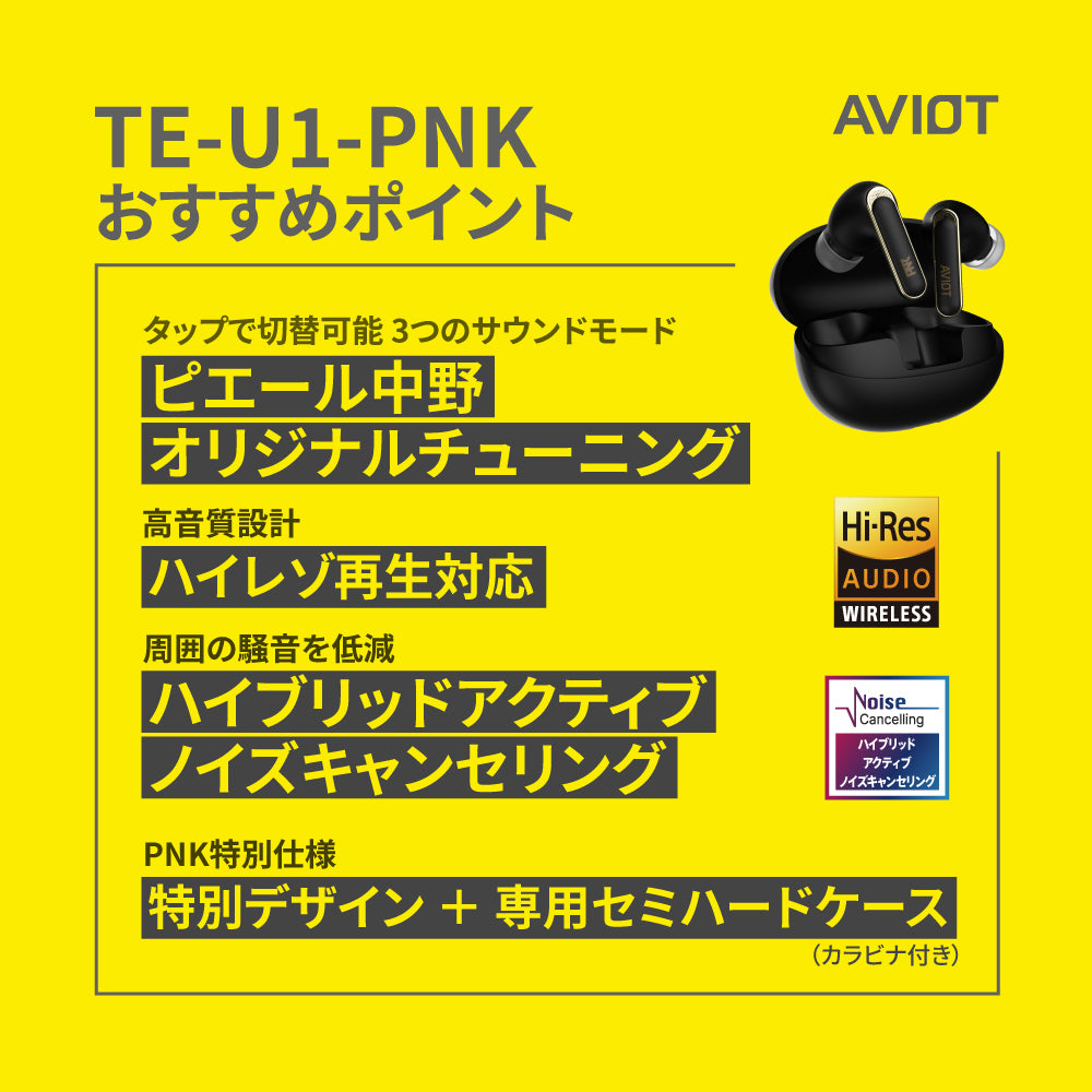 【予約】AVIOT TE-U1-PNK|1月順次発送