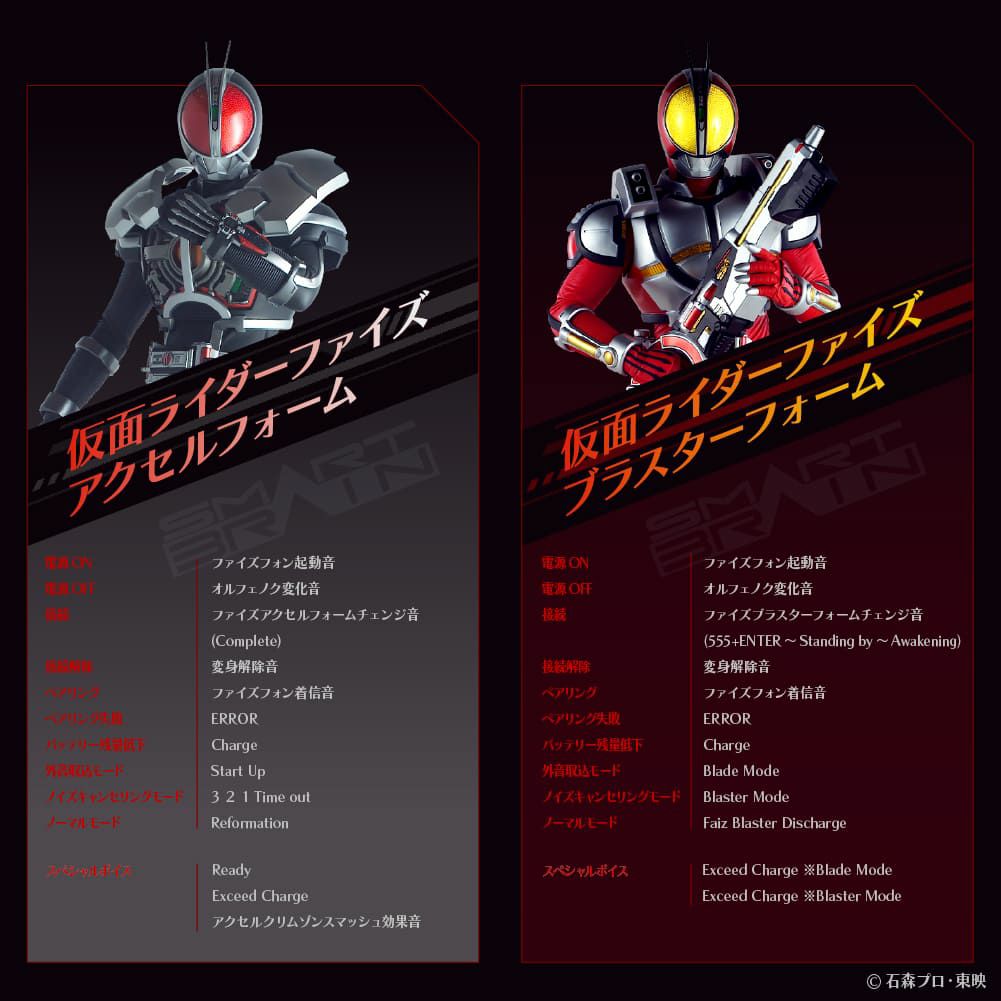 TE-D01v-555 仮面ライダー555 コラボモデル PreseedJapan株式会社