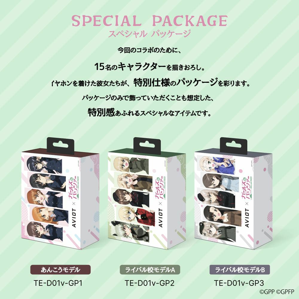 TE-D01v-GP ガールズ&パンツァー コラボモデル