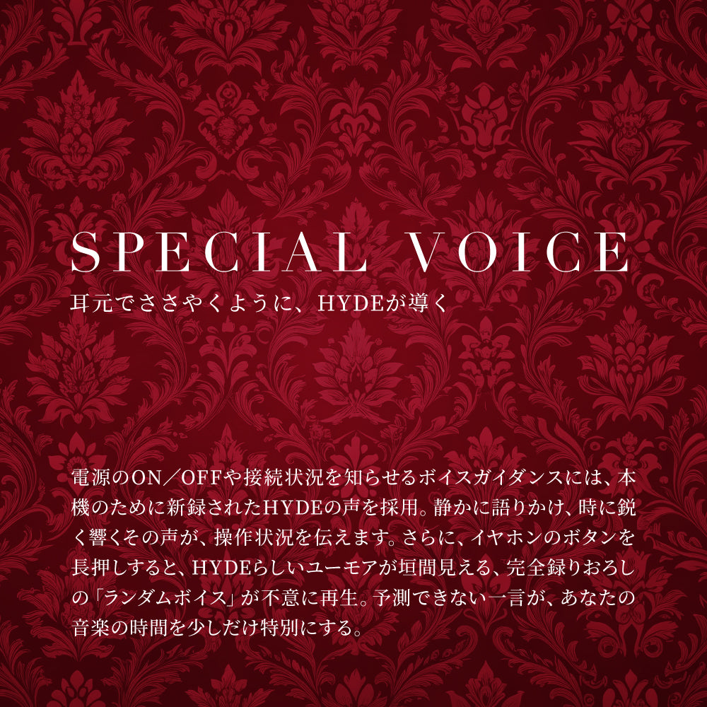 【予約】TE-J2-666 HYDEコラボモデル「ご好評につき予約期間延長中」|12月上旬以降順次発送