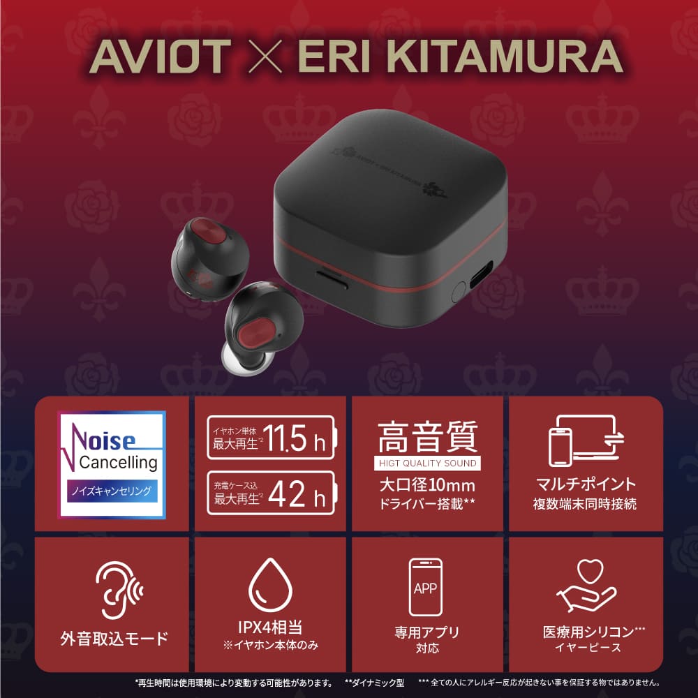 TE-Q3-ERI 喜多村英梨コラボイヤホン PreseedJapan株式会社