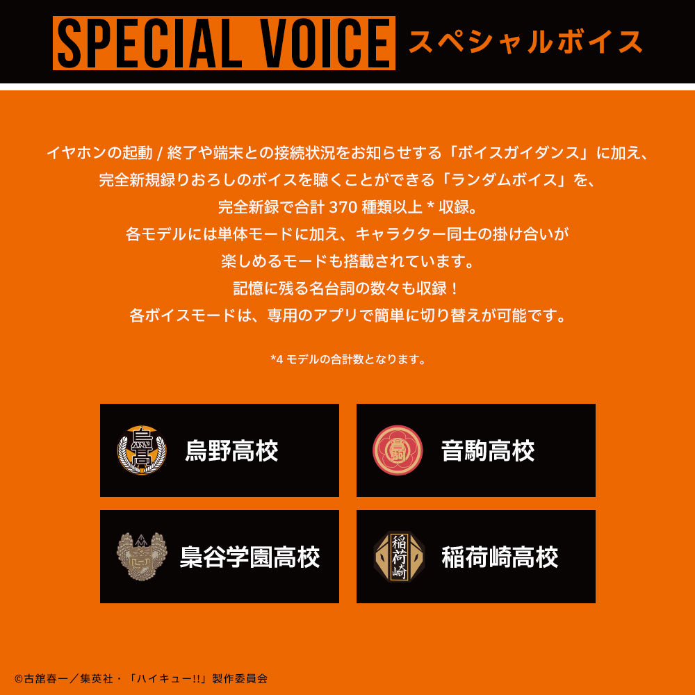 【予約】TE-Q3-HK ハイキュー!!コラボモデル|11月中旬以降順次発送