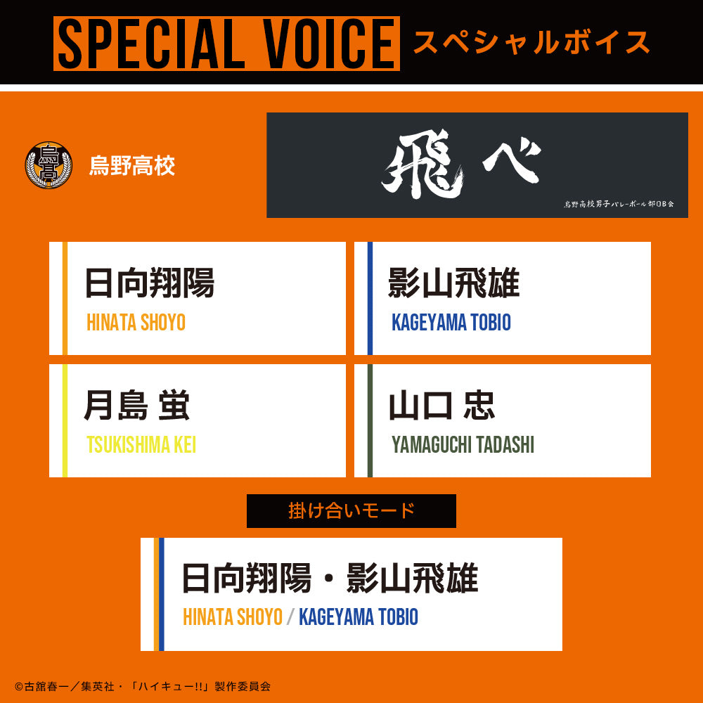 【予約】TE-Q3-HK ハイキュー!!コラボモデル|11月中旬以降順次発送