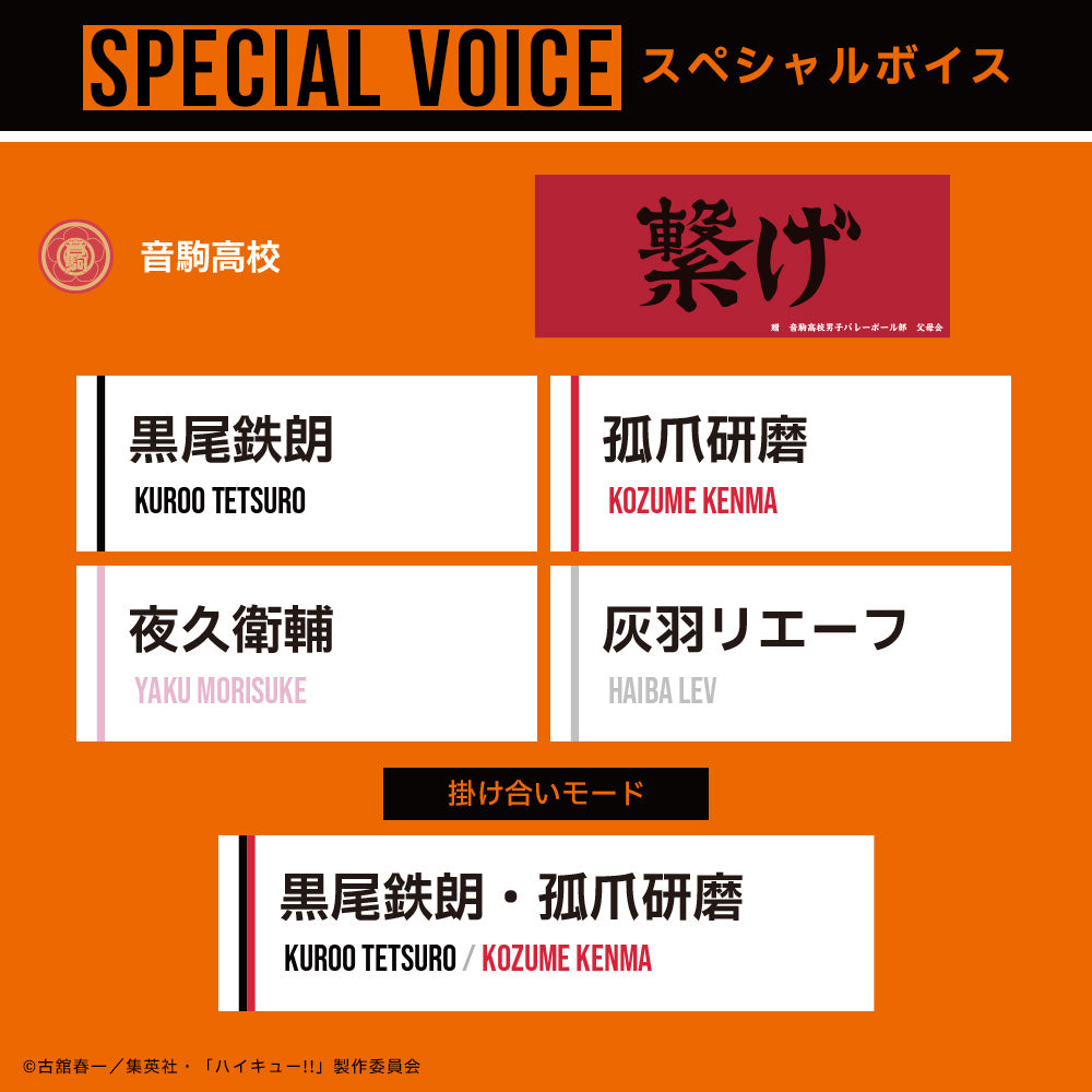 【予約】TE-Q3-HK ハイキュー!!コラボモデル|11月中旬以降順次発送