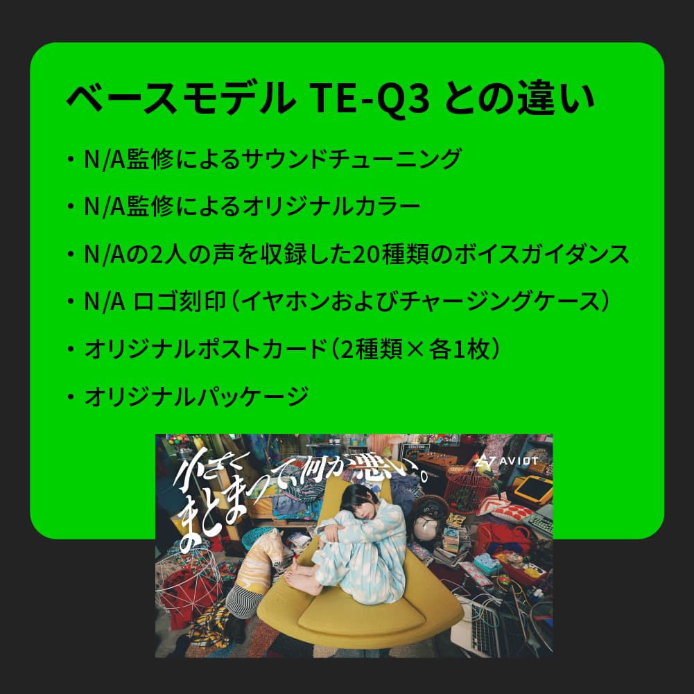 TE-Q3-NA2 N/Aコラボモデル PreseedJapan株式会社