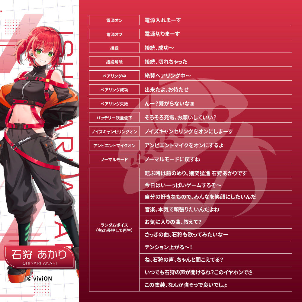 【予約】TE-V1R-AGK あおぎり高校コラボモデル|6月下旬以降順次発送