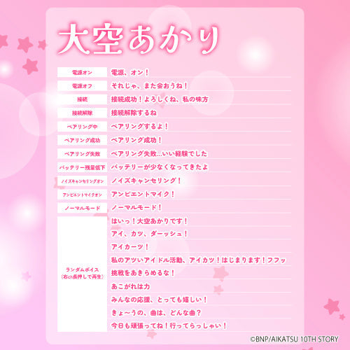 TE-V1R-AK アイカツ!コラボモデル PreseedJapan株式会社