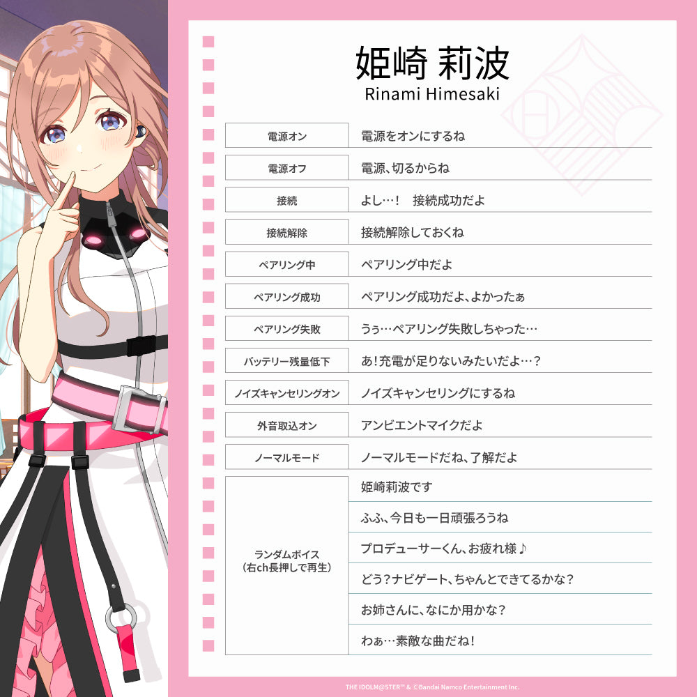 TE-V1R-GIM 学園アイドルマスターコラボモデル