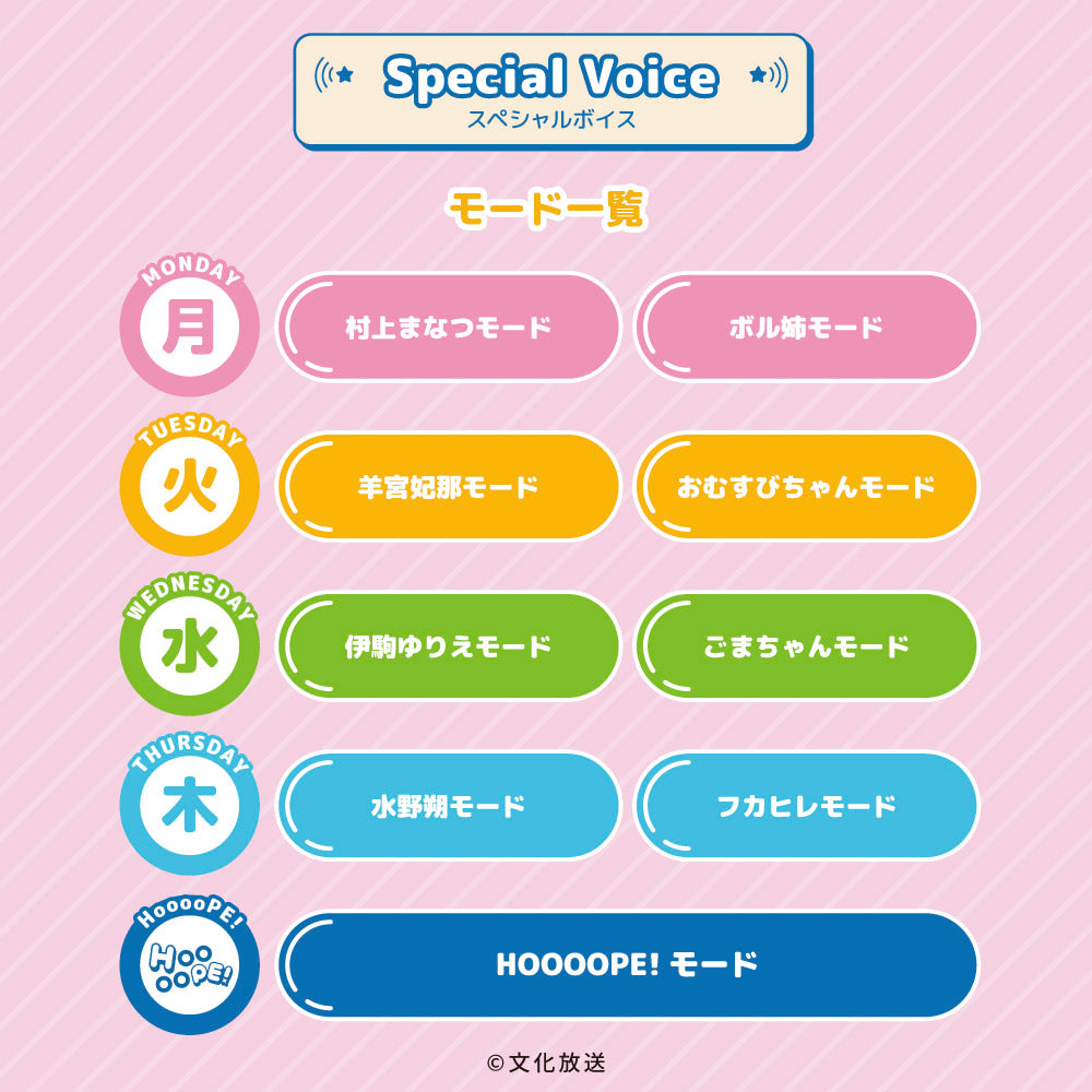 【予約】TE-V1R-HOP A&G NEXT STEP HOOOOPE! コラボモデル|4月上旬以降順次発送