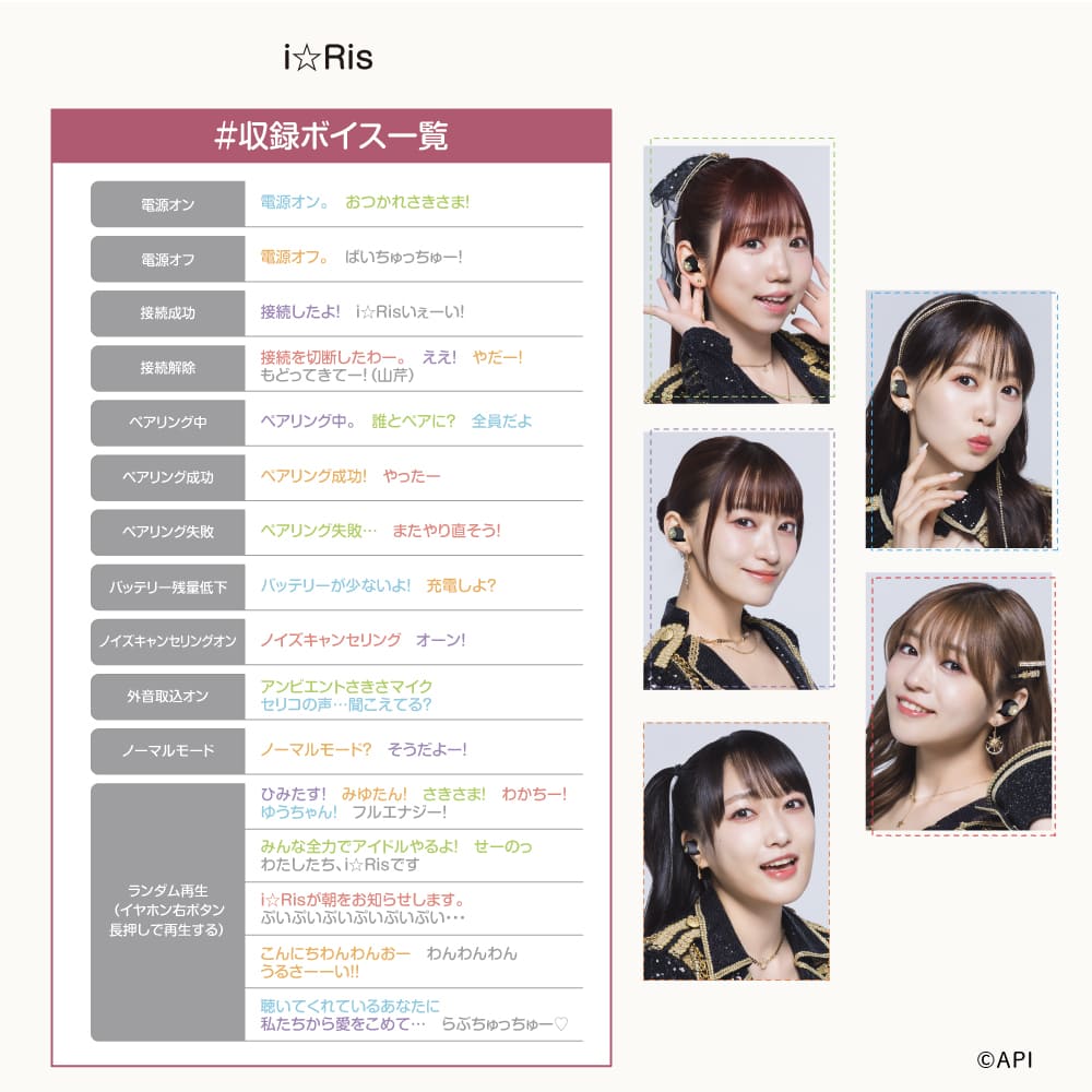 TE-V1R-IRS i☆Risコラボイヤホン PreseedJapan株式会社