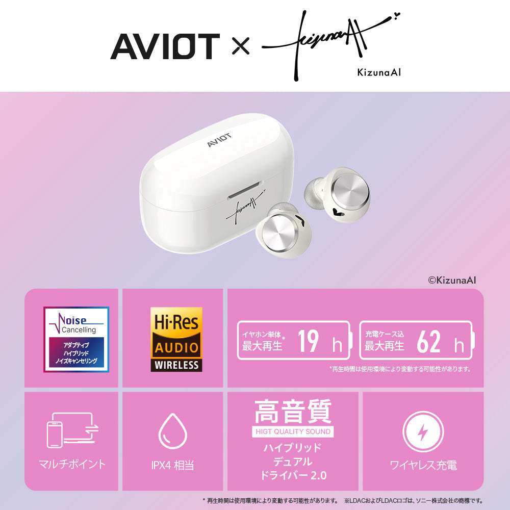 TE-V1R-KZN KizunaAI コラボモデル PreseedJapan株式会社