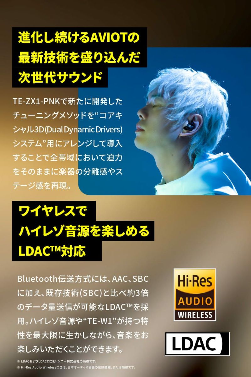 AVIOT TE-W1-PNK PreseedJapan株式会社