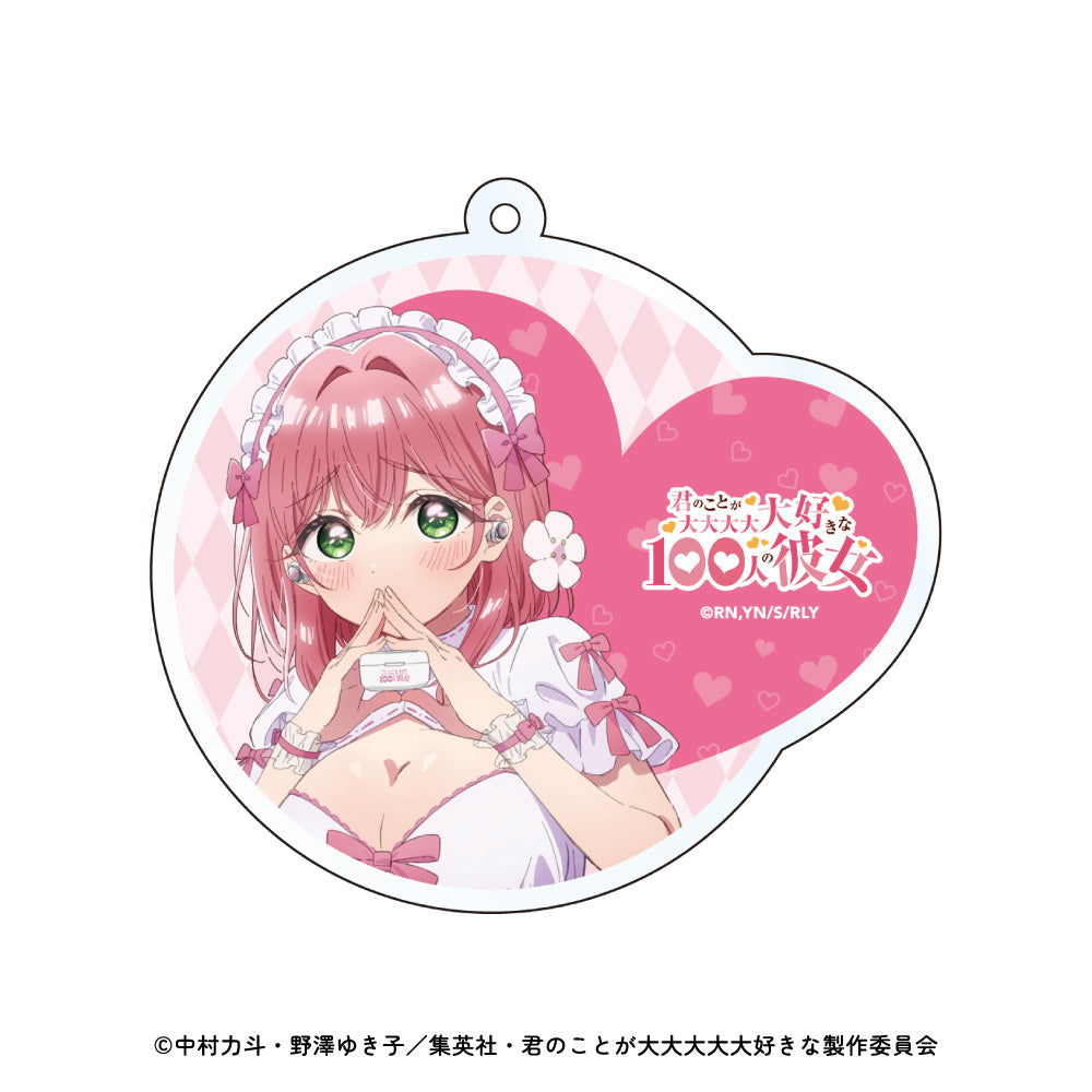 【予約】トレーディングアクリルキーホルダー AVIOT描き下ろしver. 君のことが大大大大大好きな100人の彼女｜12月下旬以降順次発送