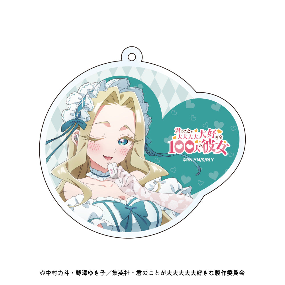【予約】トレーディングアクリルキーホルダー AVIOT描き下ろしver. 君のことが大大大大大好きな100人の彼女｜12月下旬以降順次発送