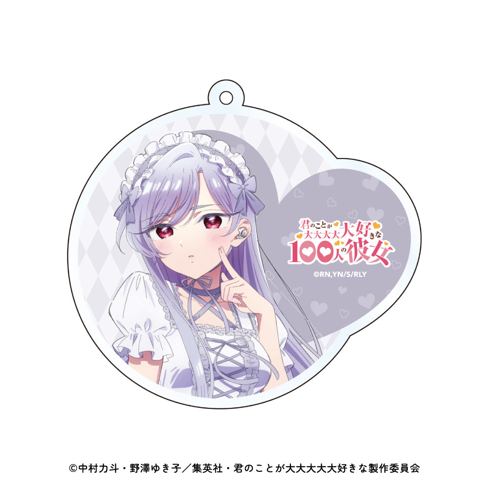 【予約】トレーディングアクリルキーホルダー AVIOT描き下ろしver. 君のことが大大大大大好きな100人の彼女｜12月下旬以降順次発送