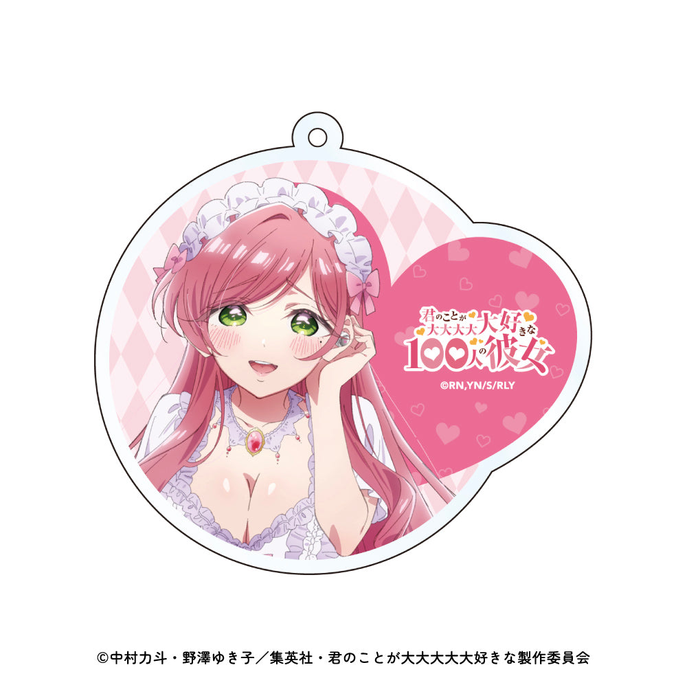 【予約】トレーディングアクリルキーホルダー AVIOT描き下ろしver. 君のことが大大大大大好きな100人の彼女｜12月下旬以降順次発送
