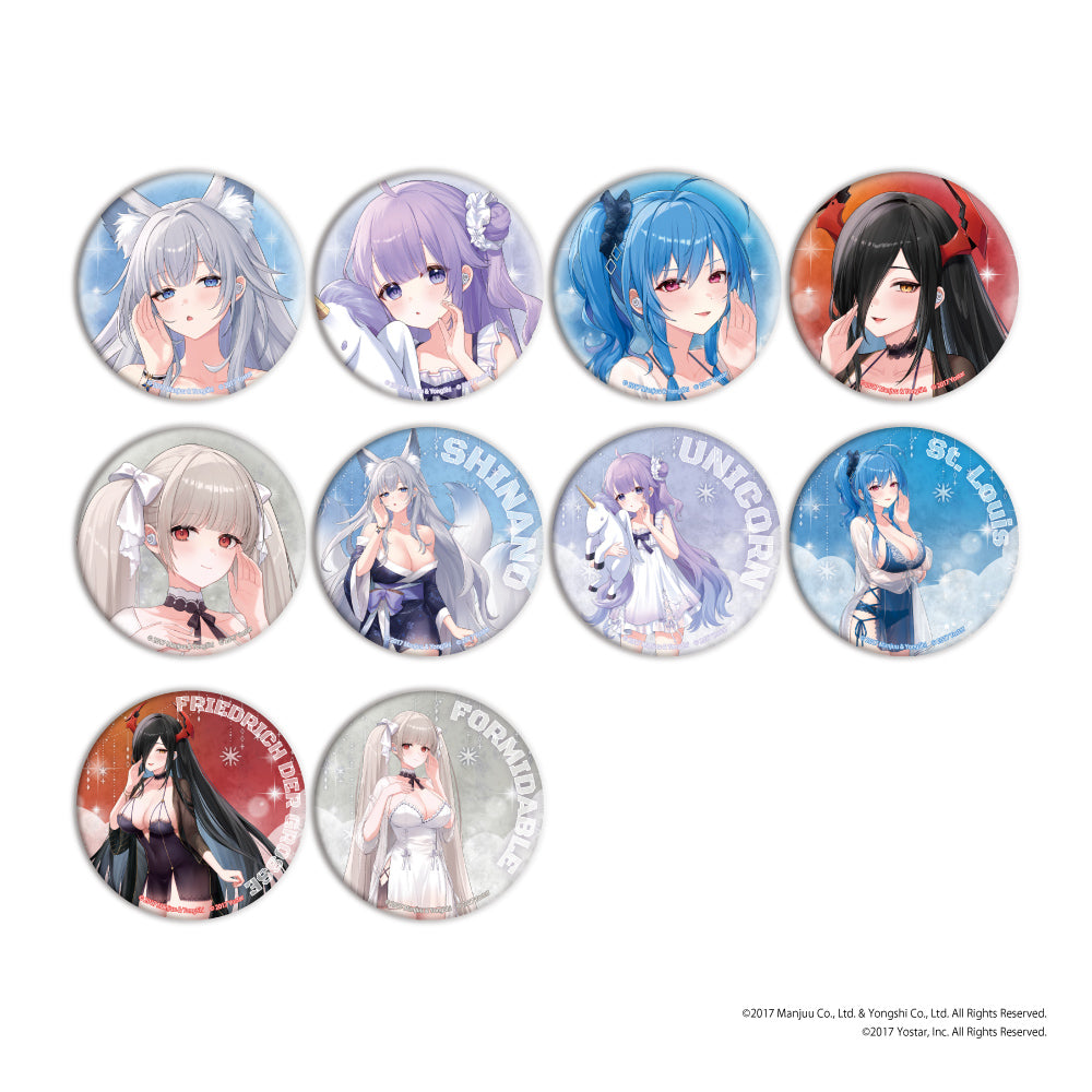 【予約】トレーディング缶バッジ アズールレーン 計10種｜9月中旬以降順次発送 PreseedJapan株式会社