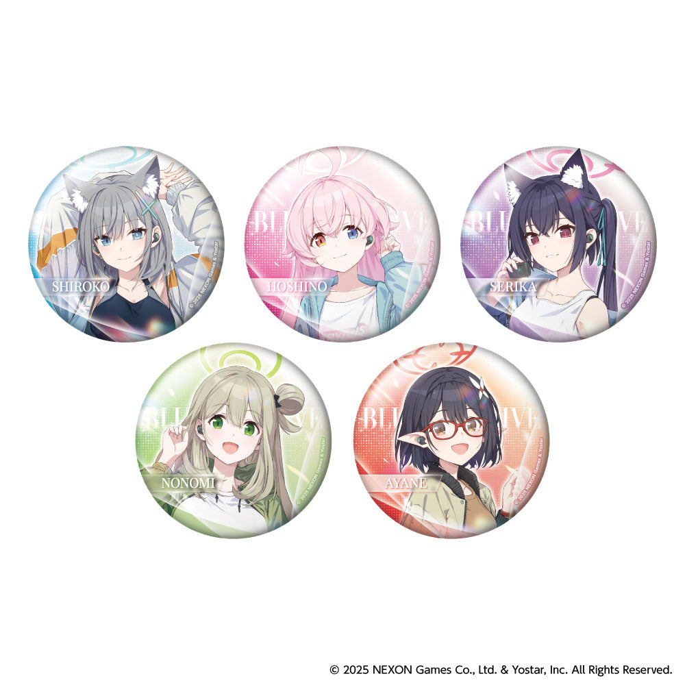トレーディング缶バッジ 計5種 ブルーアーカイブ