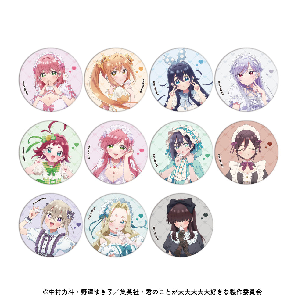 【予約】トレーディング缶バッジ 君のことが大大大大大好きな100人の彼女 AVIOT描き下ろしver.｜12月下旬以降順次発送
