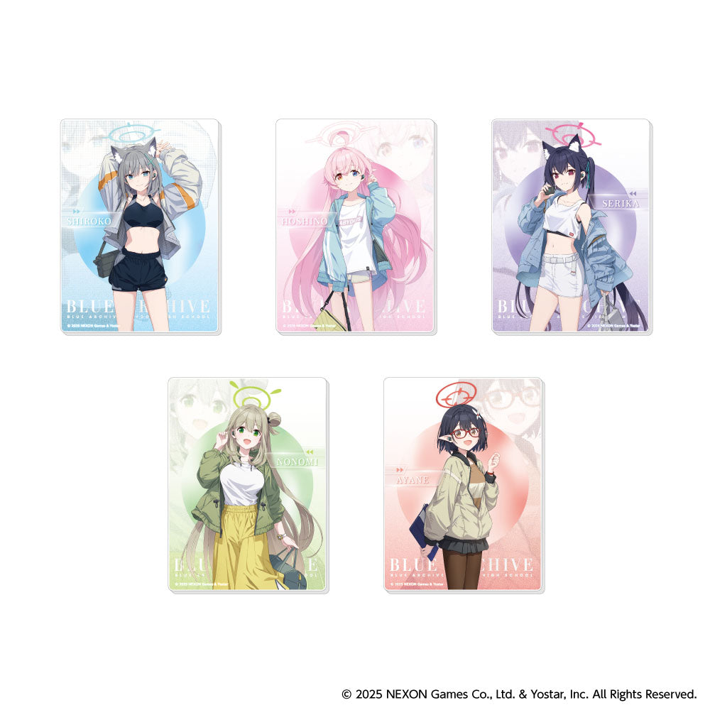 【予約】トレーディング アクリルカード 計5種 ブルーアーカイブ｜4月上旬以降順次発送