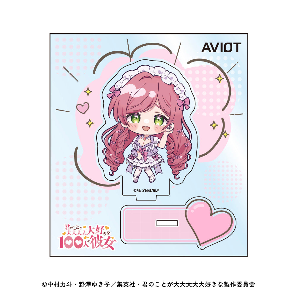 【予約】トレーディングアクリルスタンド AVIOT ミニキャラver. 君のことが大大大大大好きな100人の彼女｜12月下旬以降順次発送
