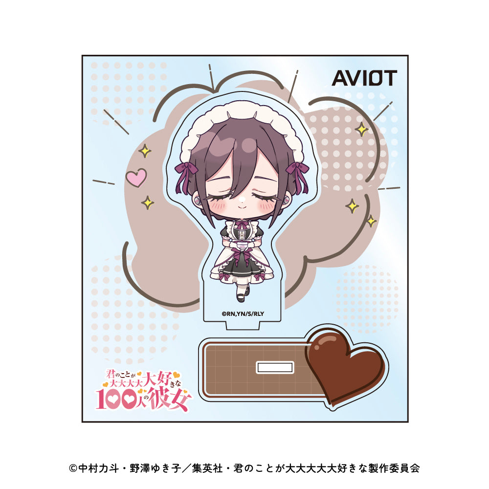 【予約】トレーディングアクリルスタンド AVIOT ミニキャラver. 君のことが大大大大大好きな100人の彼女｜12月下旬以降順次発送