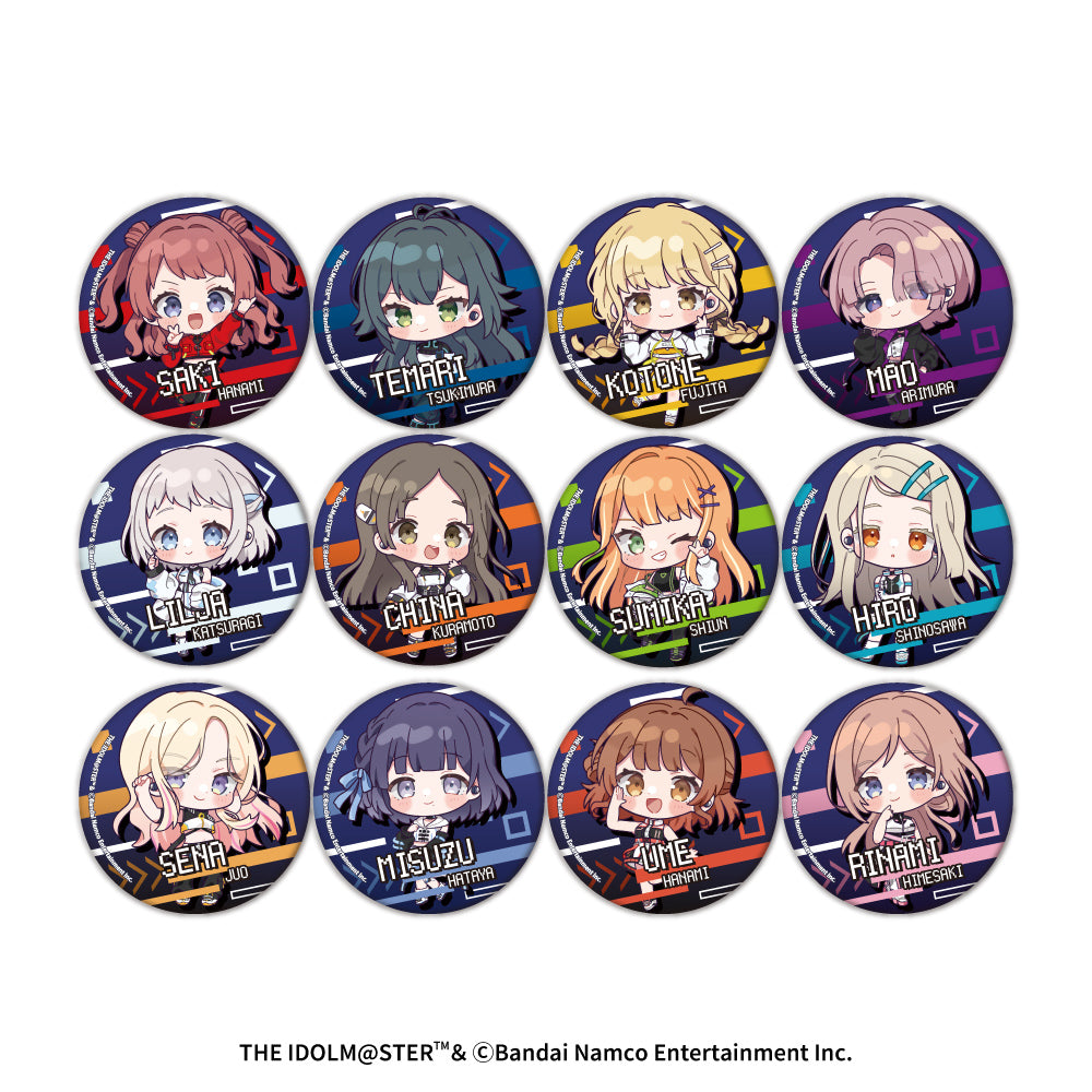 【予約】[ミニキャラ]トレーディング缶バッジ 学園アイドルマスター 全12種｜11月中旬以降順次発送