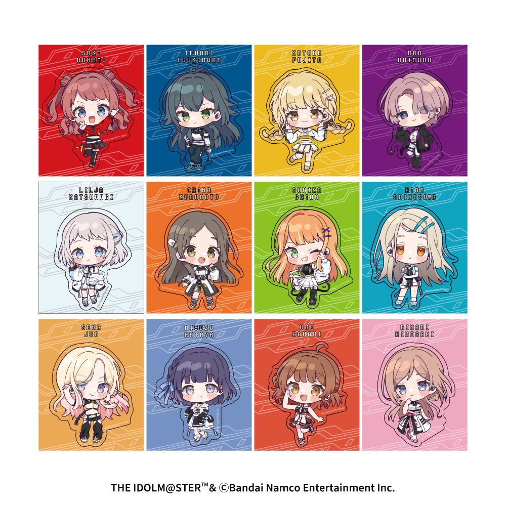 【予約】[ミニキャラ]トレーディングシール 学園アイドルマスター 全12種｜11月中旬以降順次発送