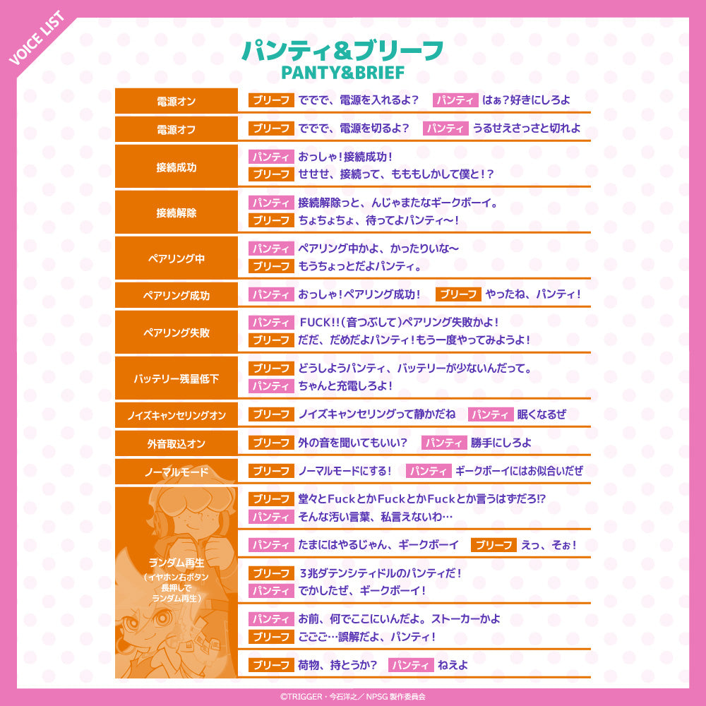 【予約】TE-Q3R-NPS パンティ&ストッキング コラボモデル｜12月下旬以降順次発送 PreseedJapan株式会社
