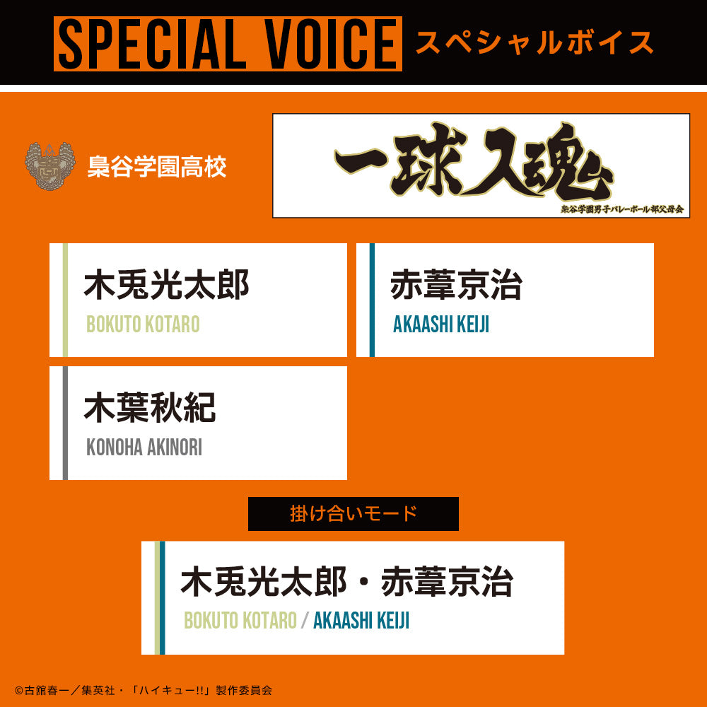 【予約】TE-Q3-HK ハイキュー!!コラボモデル｜10月下旬以降順次発送