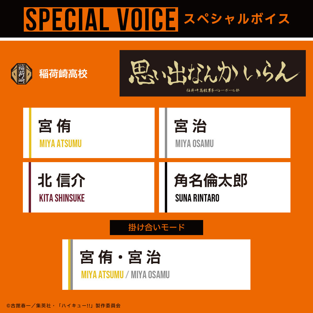 【予約】TE-Q3-HK ハイキュー!!コラボモデル｜10月下旬以降順次発送