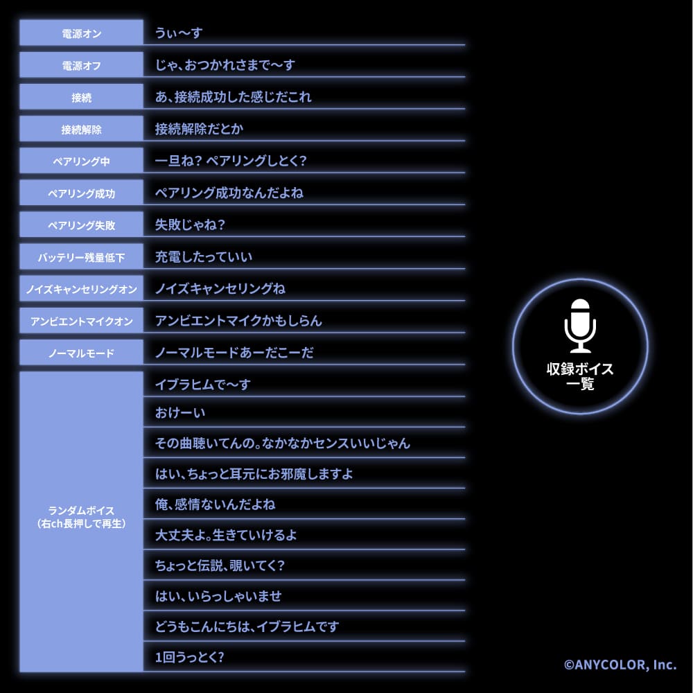 【予約終了】TE-Q3-IBR  にじさんじ イブラヒム コラボモデル