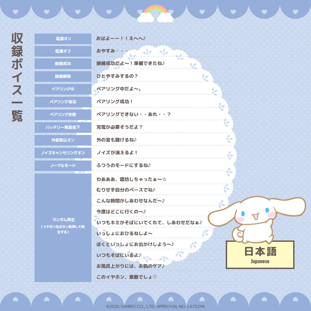 【予約】TE-Q3R-CNR シナモンロール コラボモデル｜8月中旬以降順次発送 PreseedJapan株式会社