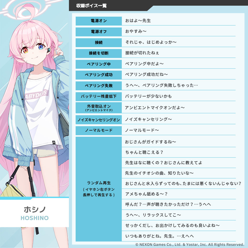 【予約】TE-V1R-BLA ブルーアーカイブ｜12月中旬以降順次発送