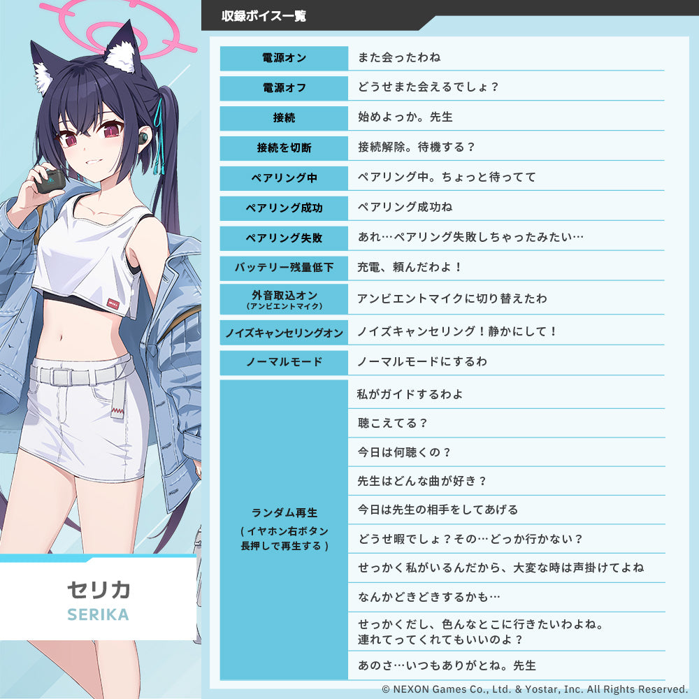 【予約】TE-V1R-BLA ブルーアーカイブ｜12月中旬以降順次発送