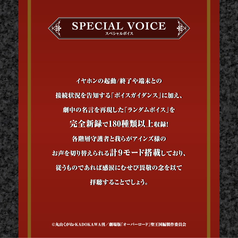 【予約】TE-V1R-OVL オーバーロード コラボモデル｜5月中旬以降順次発送